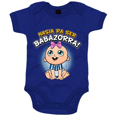 Body bebé nacida para ser Babazorra para aficionada al fútbol de Vitoria Gasteiz