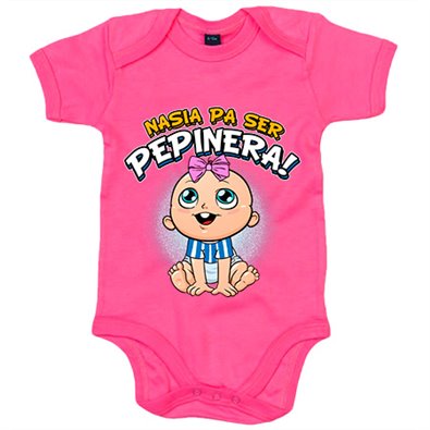 Body bebé nacida para ser Pepinera para aficionada al fútbol de Leganés
