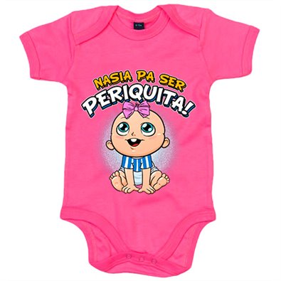 Body bebé nacida para ser Periquita Espanyol fútbol