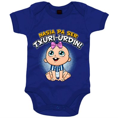 Body bebé nacida para ser Txuri Urdin Real Sociedad fútbol