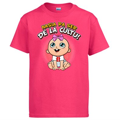 Camiseta nacida para ser de la Cultu para aficionada al fútbol