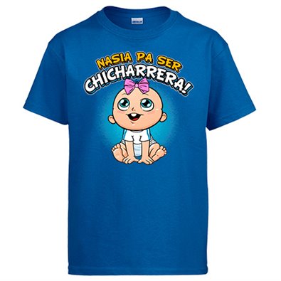 Camiseta nacida para ser Chicharrera para aficionada al fútbol de Tenerife