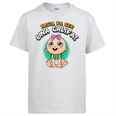 Camiseta nacida para ser una Califa para aficionada al fútbol de Córdoba