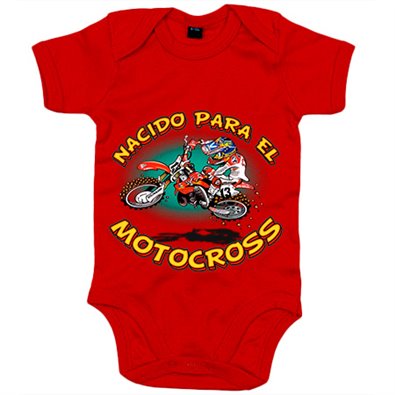 Body bebé nacido para el Motocross