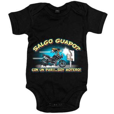 Body bebé Salgo guapo Radar con un par soy motero