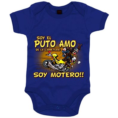 Body bebé soy el Puto Amo de la carretera soy motero