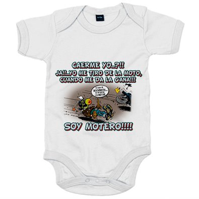 Body bebé yo me tiro de la moto cuando me da la gana soy motero