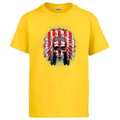 Camiseta indio rojiblanco