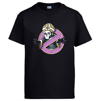Camiseta parodia Caza El Papa Fantasmas