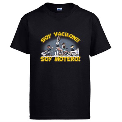 Camiseta Soy vacilón soy motero