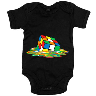 Body bebé Cubo de colores derretido