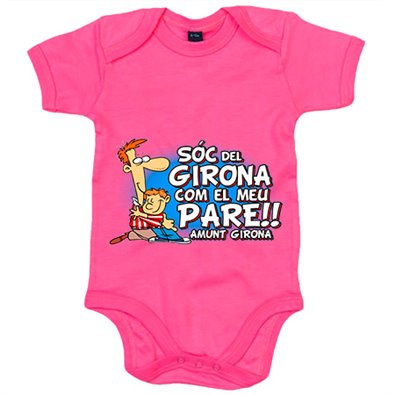 Body bebé Sóc del Girona com el meu pare amunt Girona