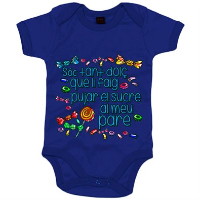 Body bebé Sóc tant dolç que li faig pujar el sucre al pare