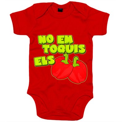 Body bebé No em toquis els pebrots