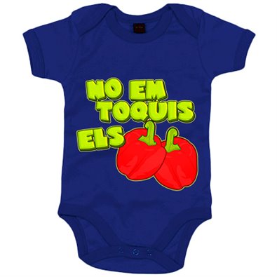 Body bebé No em toquis els pebrots