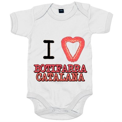 Body bebé I Love botifarra Catalana català