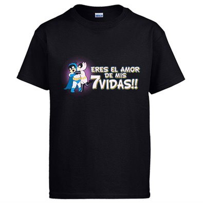 Camiseta Batman Catwoman eres el amor de mis 7 vidas