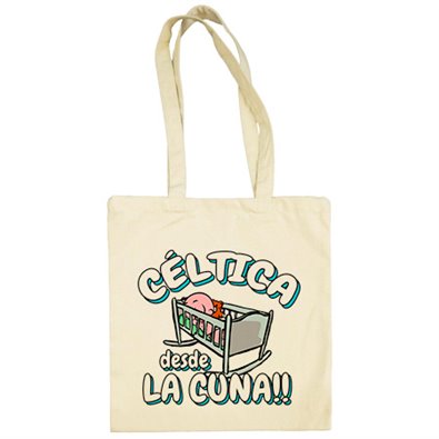 Bolsa de tela Céltica desde la cuna Celta Vigo fútbol