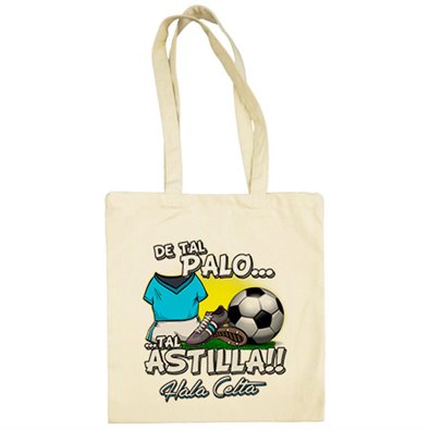 Bolsa de tela De tal palo tal astilla Celta fútbol