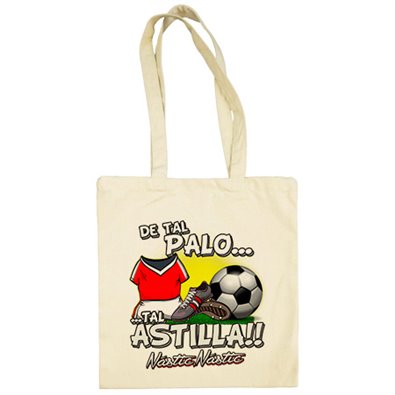 Bolsa de tela de tal palo tal astilla Nàstic fútbol