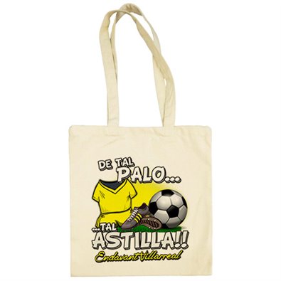 Bolsa de tela De tal palo tal astilla Villarreal fútbol