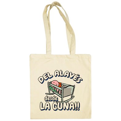 Bolsa de tela del Alavés desde la cuna fútbol