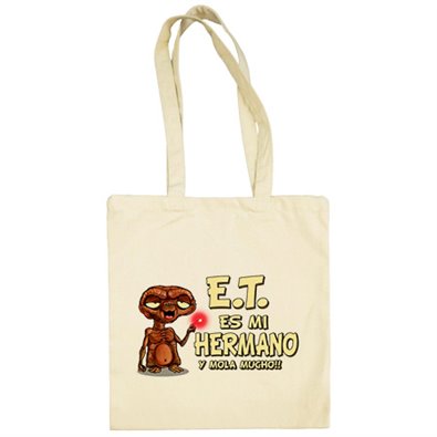 Bolsa de tela este es mi hermano y mola mucho parodia friki extraterrestre