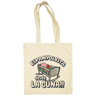 Bolsa de tela Espanyolista Perico desde la cuna Espanyol fútbol
