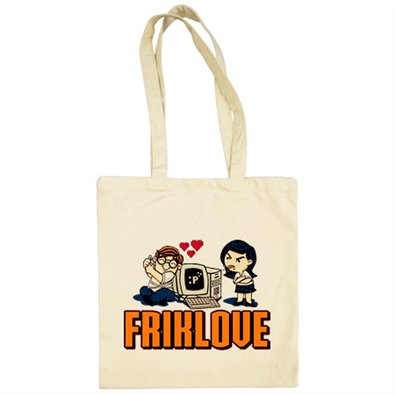 Bolsa de tela Friklove regalo amor frikis