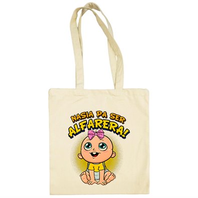 Bolsa de tela nacida para ser Alfarera Alcorcón fútbol
