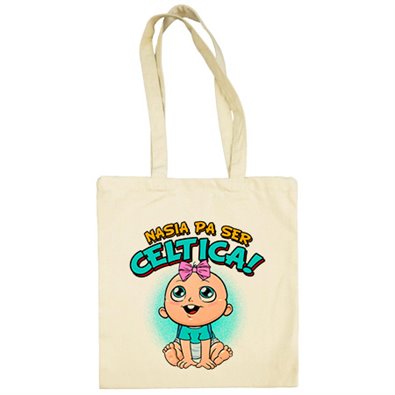 Bolsa de tela nacida para ser Céltica Celta fútbol