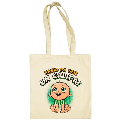 Bolsa de tela nacido para ser Califa Córdoba fútbol