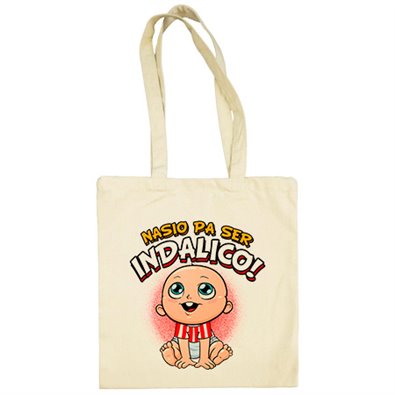 Bolsa de tela nacido para ser Indálico fútbol