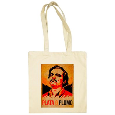 Bolsa de tela Plato o Plomo