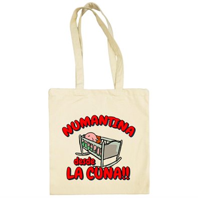 Bolsa de tela Numantina desde la cuna Numancia fútbol