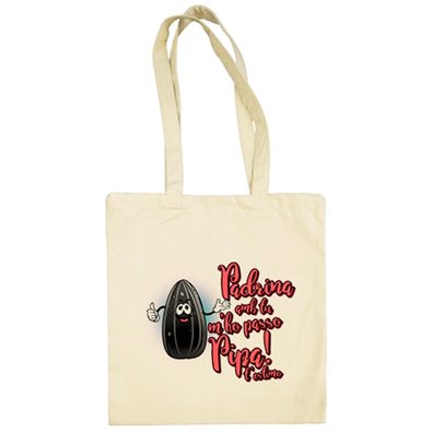 Bolsa de tela Padrina amb tu m ho passo pipa