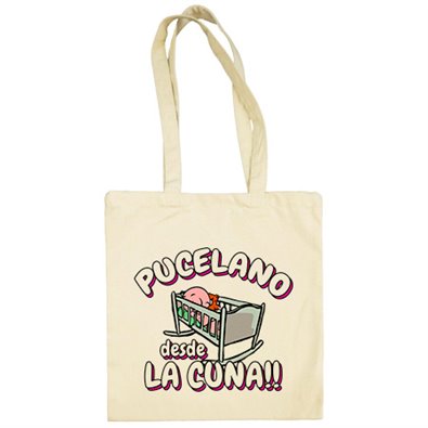 Bolsa de tela Pucelano desde la cuna Valladolid fútbol