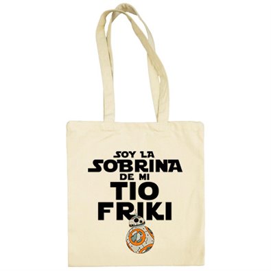 Bolsa de tela Soy la sobrina de mi tío friki
