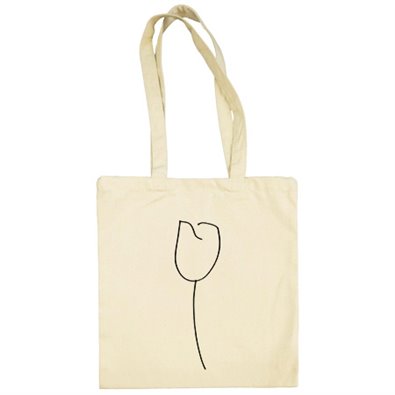 Bolsa de tela Tulipan Blanco 
