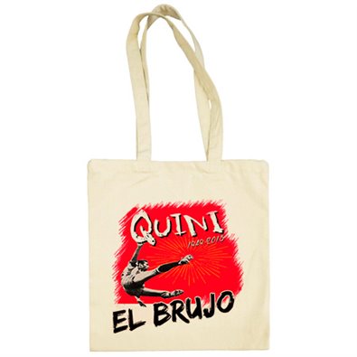 Bolsa de tela Homenaje a Quini El Brujo del fútbol