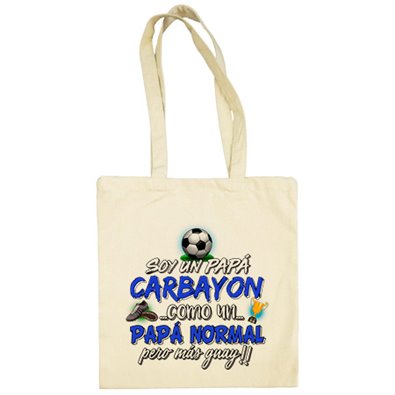 Bolsa de tela soy un papá Carbayón como un papá normal pero más guay