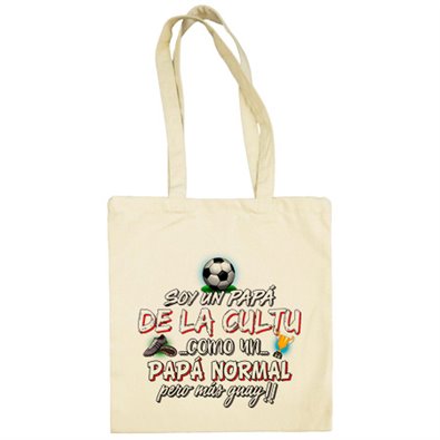 Bolsa de tela soy un papá De La Cultu como un papá normal pero más guay