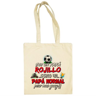 Bolsa de tela soy un papá Rojillo como un papá normal pero más guay