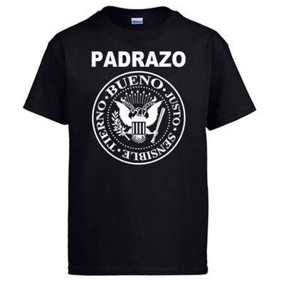 Camiseta Padrazo bueno justo sensible tierno Ramones