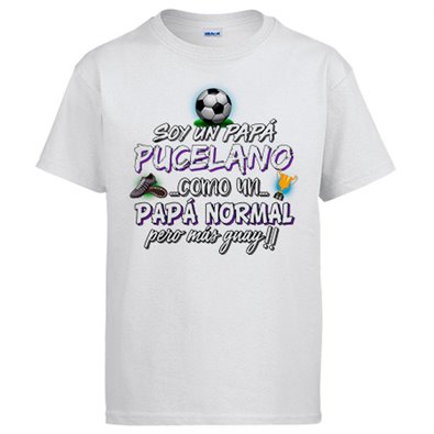 Camiseta soy un papá Pucelano como un papá normal pero más guay