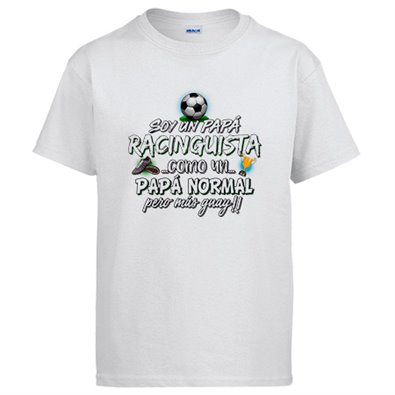 Camiseta soy un papá Racinguista como un papá normal pero más guay