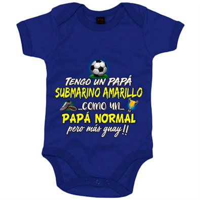Body bebé tengo un papá Submarino Amarillo como un papá normal pero más guay