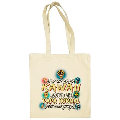 Bolsa de tela soy un papá Kawaii como un papá normal pero más guay