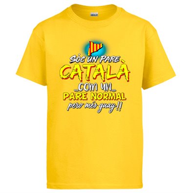 Camiseta sóc un pare català com un pare normal pero més guay