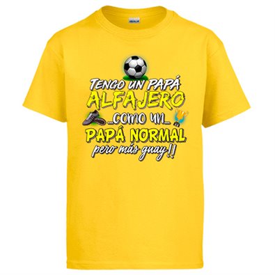Camiseta tengo un papá alfajero como un papá normal pero más guay